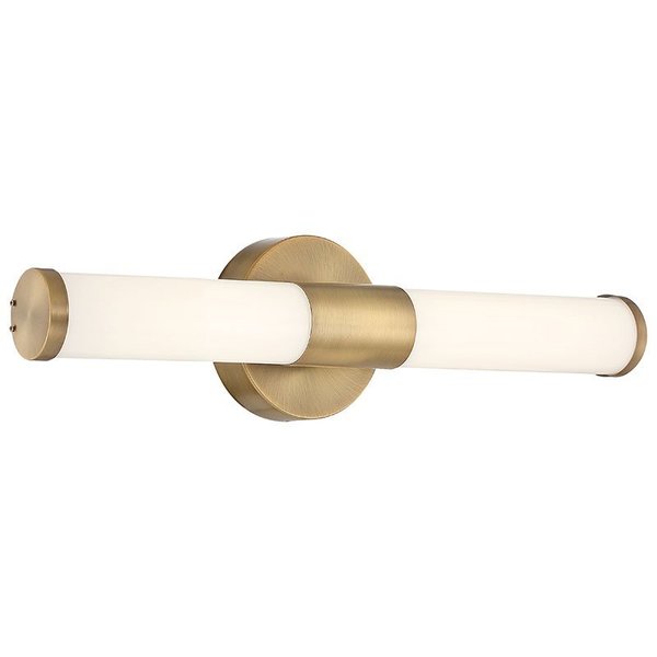 Access Lighting Retreat, LED Vanity, Antique Brushed Brass Finish, Acrylic Lens Acrylic 62535LEDDCS-ABB/ACR